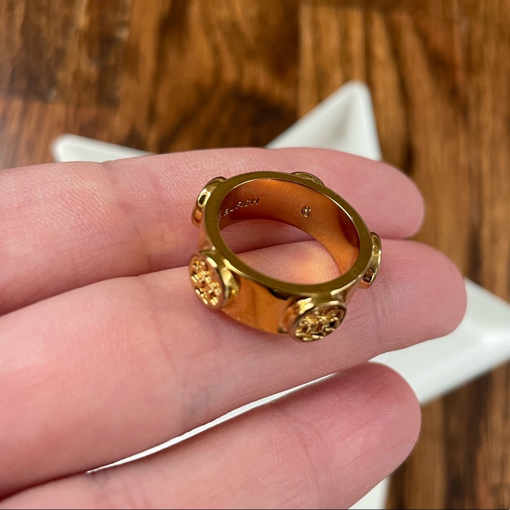 Tory Burch Stud Gold Ring